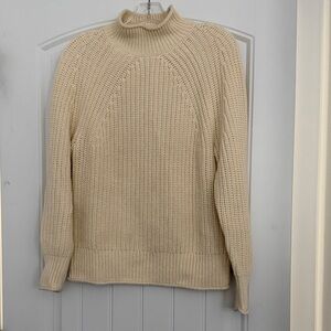 J. Crew Cream Rollneck Sweater